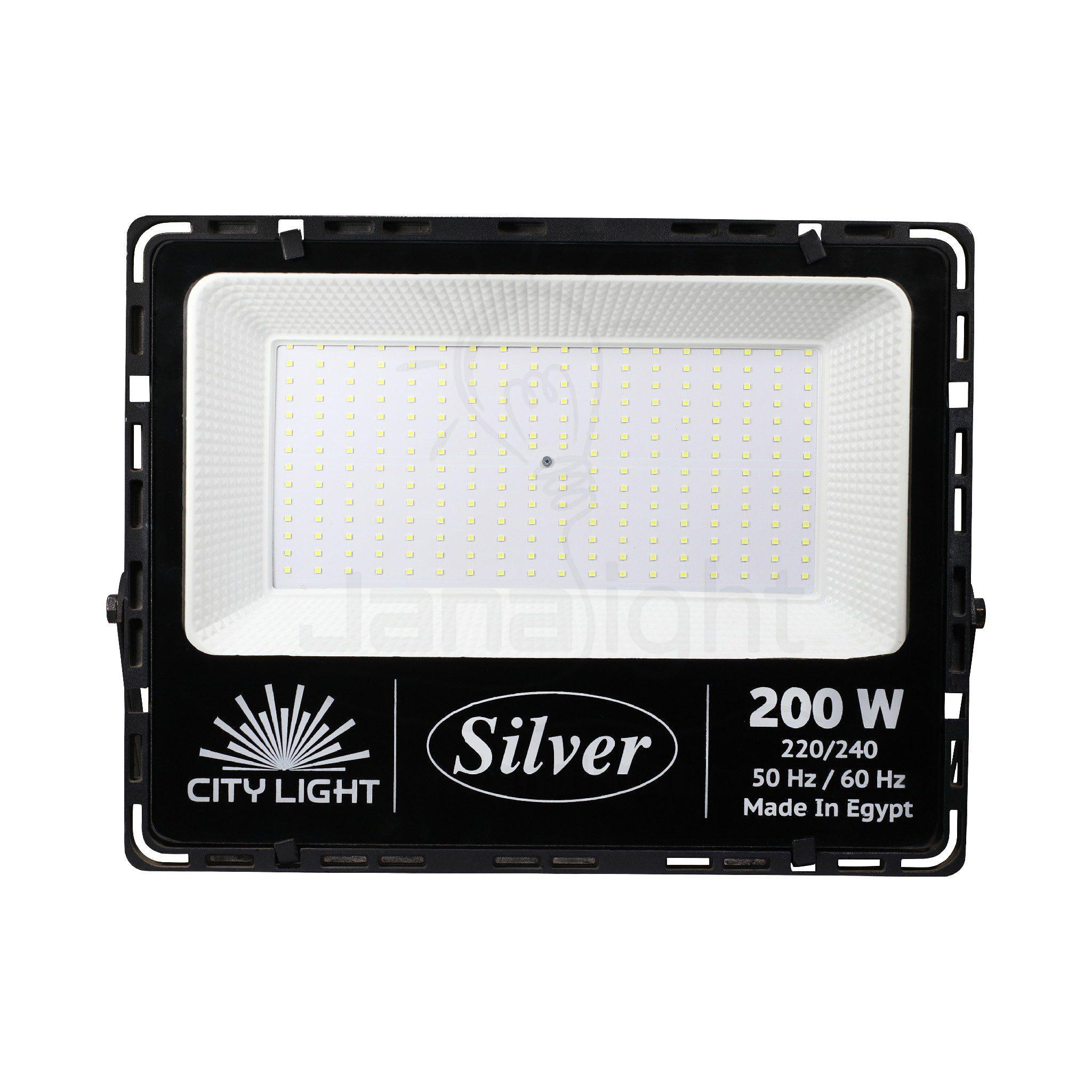 كشاف فلود لايت ليد خارج 200 وات SMD ابيض Outside White 200 Watt Flood light